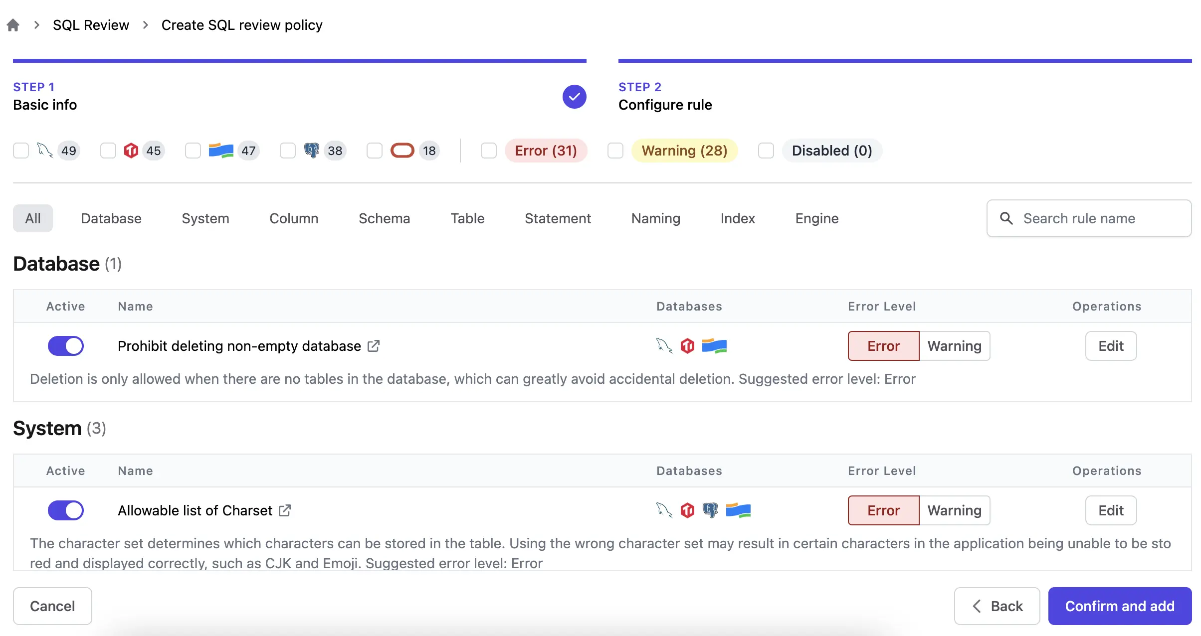 bytebase-sql-review-rules