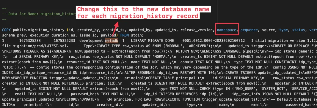 change-migration-history