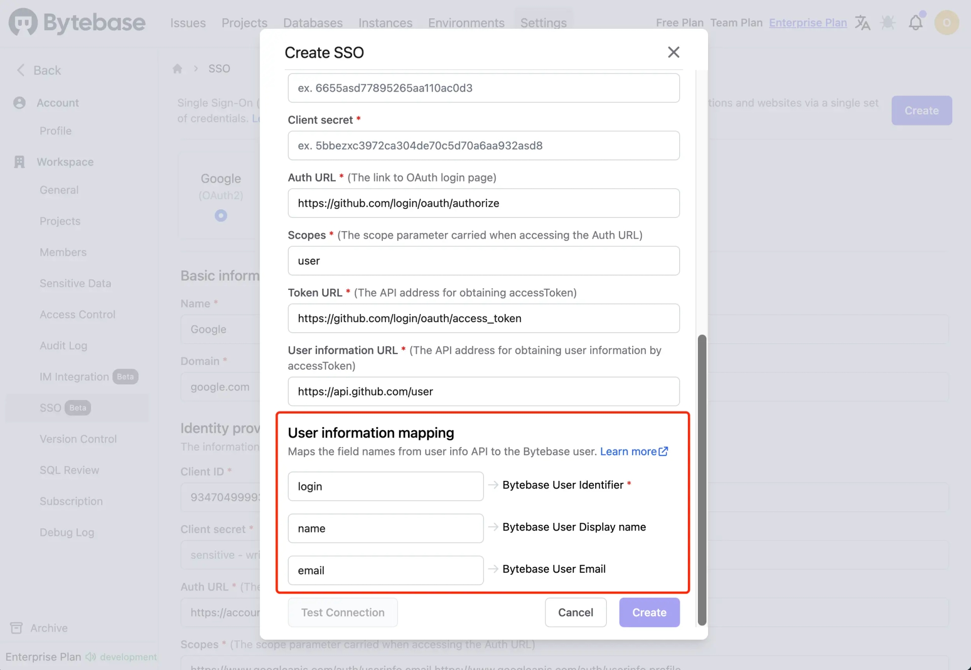 oauth2-user-information-field-mapping